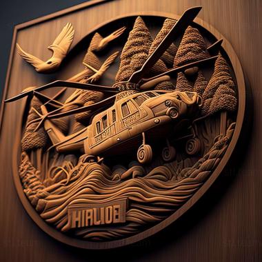 3D model Heliborne game (STL)